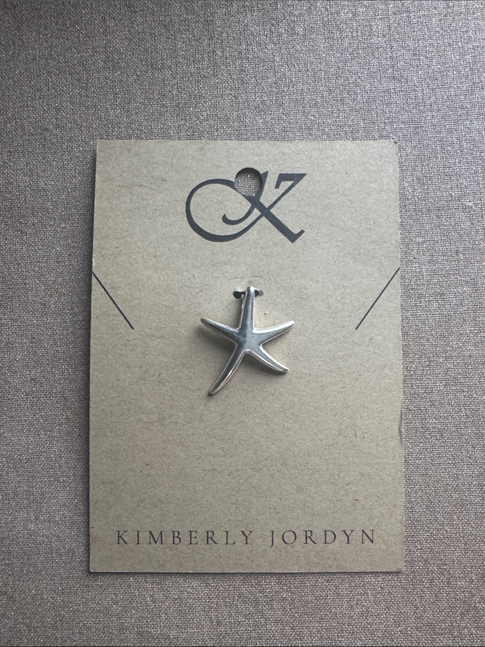 Kimberly Jordyn Sterling Silver Starfish Pendant